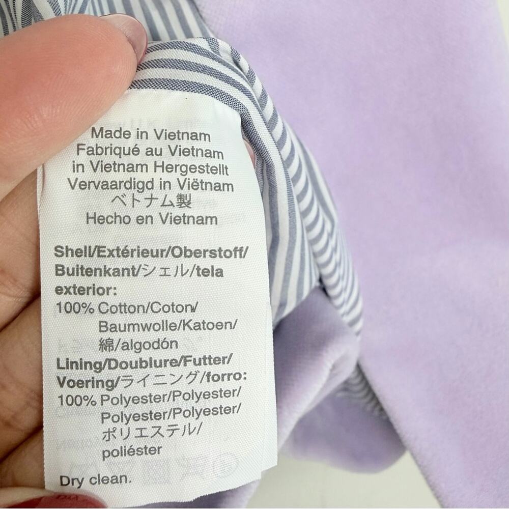 J Crew Parke Lilac Velvet Blazer Women's Size 2 - Picture 3 of 6